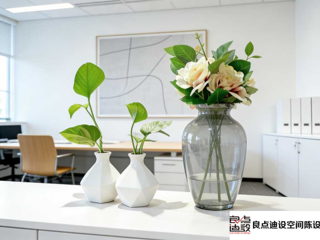 🌿极简清新风办公室软装设计|把春日治愈感搬进工位，客户都夸像咖啡馆